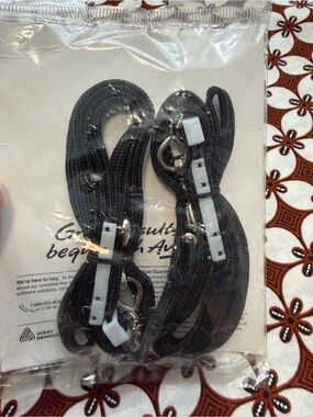 Avery Black Key & Card Lanyards with Swivel Clips - Pack of 2